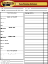 Menu Planning Form