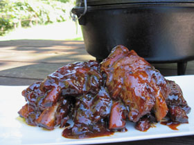 Cherry Garlic Baby Back Ribs