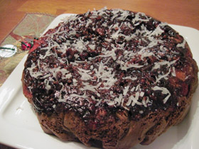 Choc-o-Cherry Dump Cake