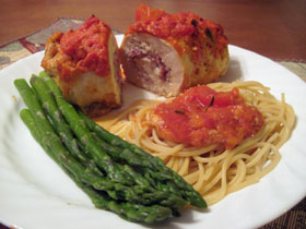 Proscutto Stuffed Chicken Breast photo