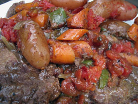 Sweet-n-Sour Beef and Cabbage