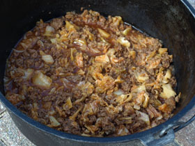 Sweet-n-Sour Beef and Cabbage