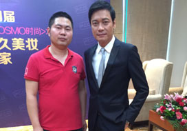 广州新时代与明星合影